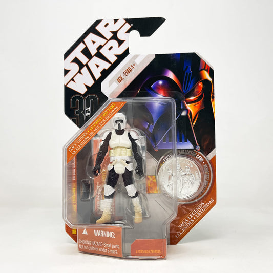 Vintage Hasbro Star Wars Mid MOC Biker Scout - Hasbro 30th Anniversary Collection 3.75"