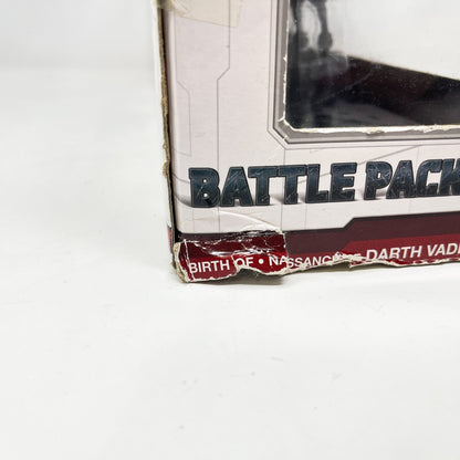 Vintage Hasbro Star Wars Mid MOC Birth of Darth Vader Battle Pack - Legacy Collection - MISB