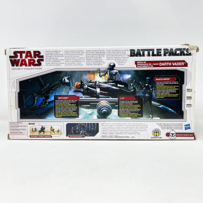 Vintage Hasbro Star Wars Mid MOC Birth of Darth Vader Battle Pack - Legacy Collection - MISB
