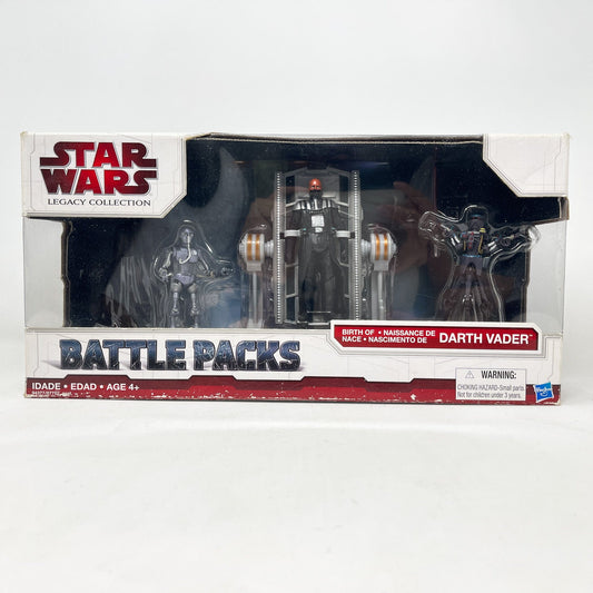 Vintage Hasbro Star Wars Mid MOC Birth of Darth Vader Battle Pack - Legacy Collection - MISB
