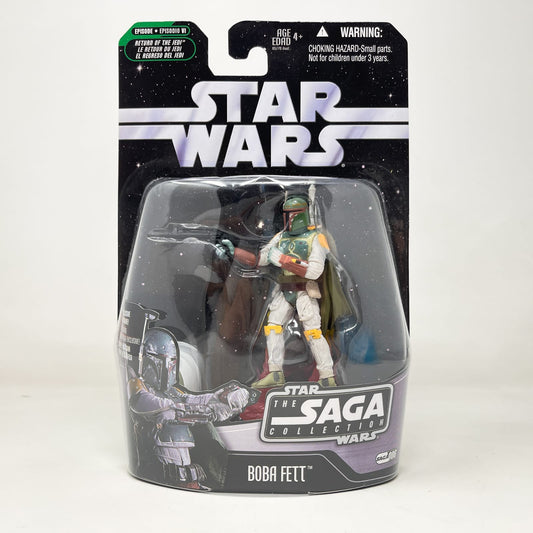 Vintage Hasbro Star Wars Mid MOC Boba Fett #06 - Hasbro Saga Collection (2006)