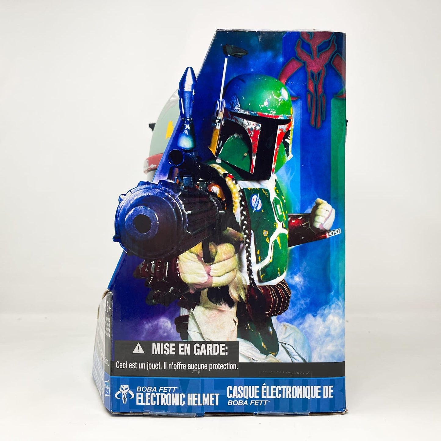 Vintage Hasbro Star Wars Mid MOC Boba Fett Electronic Helmet - Hasbro Clone Wars (2010)