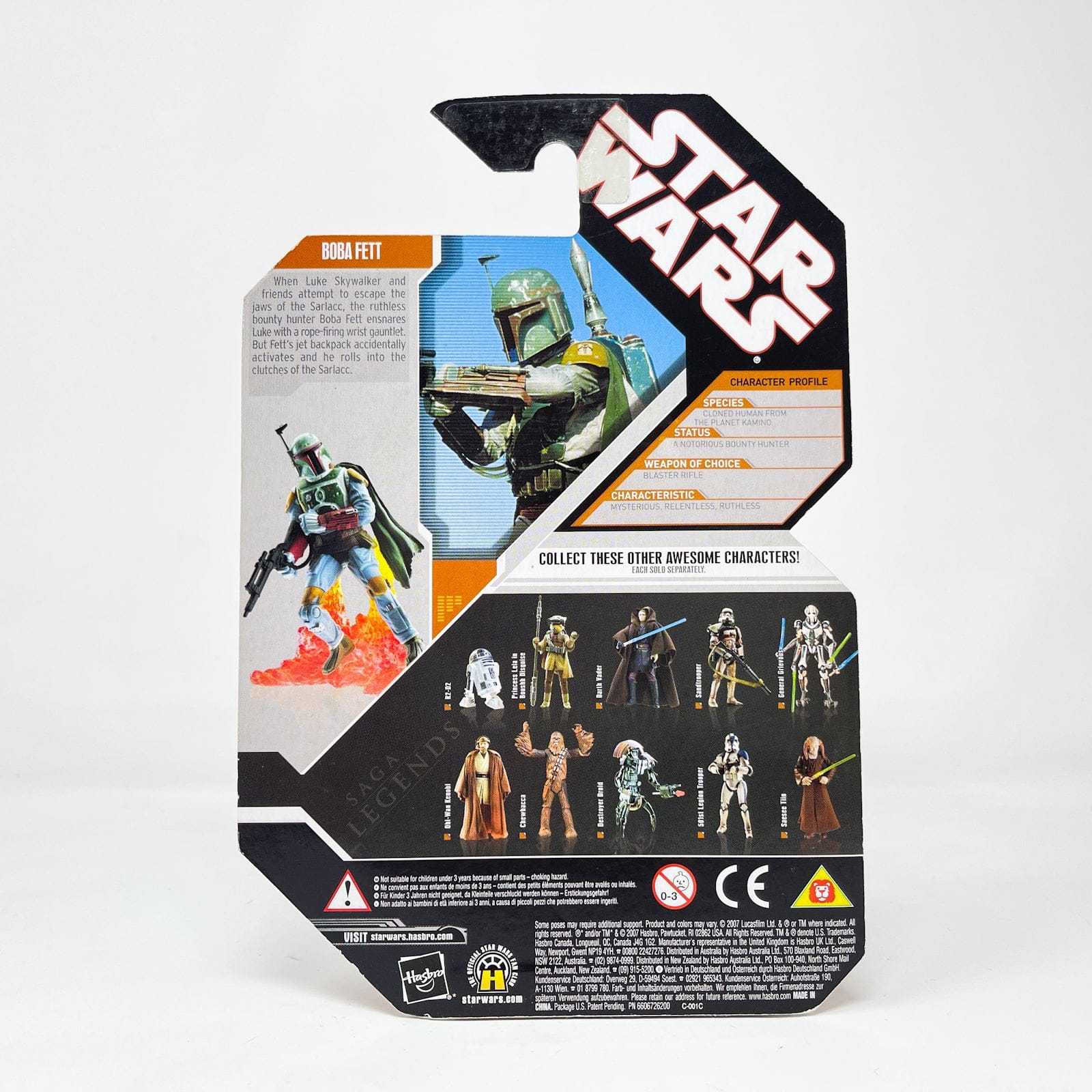 Vintage Hasbro Star Wars Mid MOC Boba Fett (ROTJ) - Hasbro 30th Anniversary Collection (2007)
