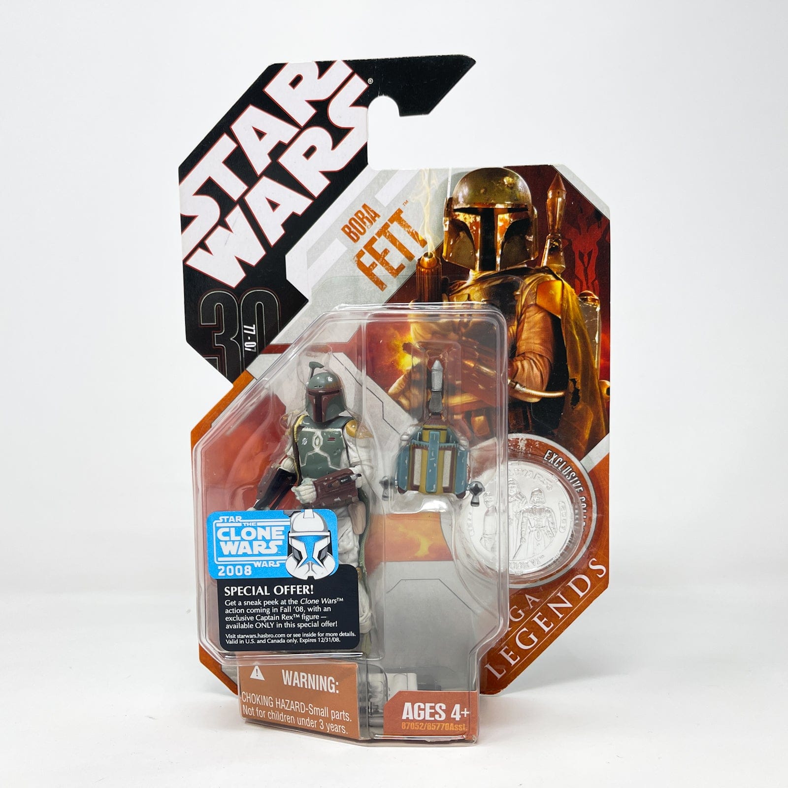 Vintage Hasbro Star Wars Mid MOC Boba Fett (ROTJ) - Hasbro 30th Anniversary Collection (2007)