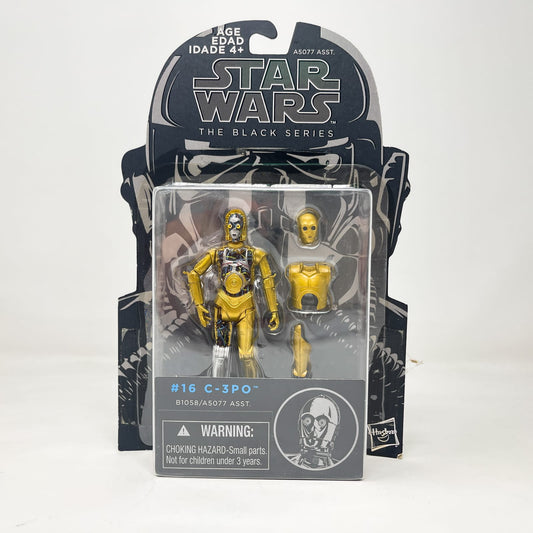 Vintage Hasbro Star Wars Mid MOC C-3PO (Blue Line) #16 - Hasbro 2014 3.75" Black Series Star Wars Action Figure