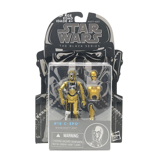 Vintage Hasbro Star Wars Mid MOC C-3PO (Blue Line) #16 - Hasbro 2014 3.75" Black Series Star Wars Action Figure