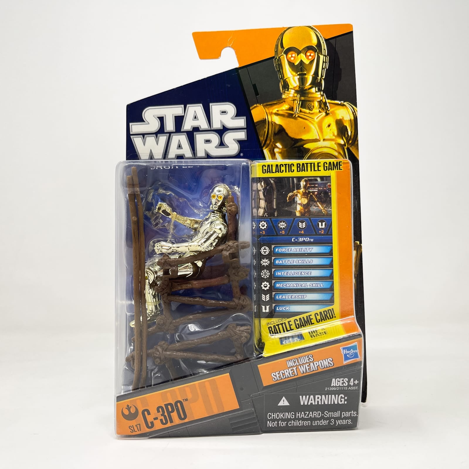 Vintage Hasbro Star Wars Mid MOC C-3PO (Ewok Throne) SL17 - Hasbro Legacy Collection 3.75" (2010)