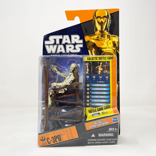 Vintage Hasbro Star Wars Mid MOC C-3PO (Ewok Throne) SL17 - Hasbro Legacy Collection 3.75" (2010)