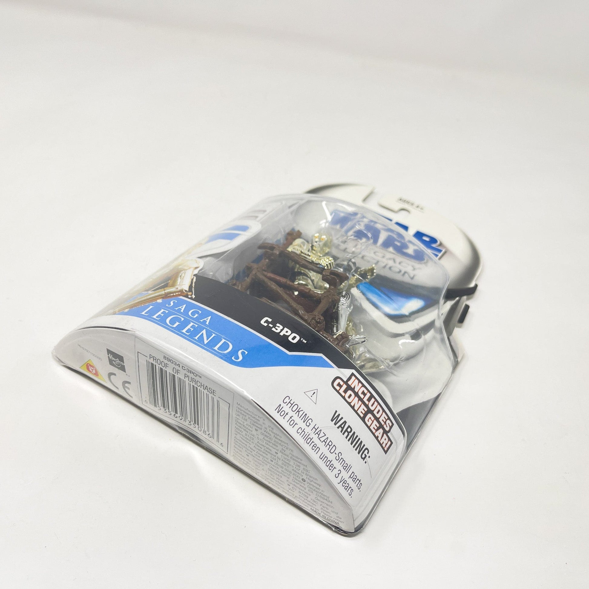 Vintage Hasbro Star Wars Mid MOC C-3PO in Ewok Chair (SL6) - Hasbro 2008 Legacy Collection Saga Legends Star Wars Action Figure