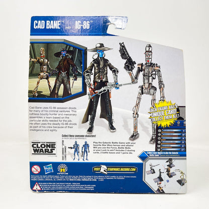 Vintage Hasbro Star Wars Mid MOC Cad Bane and IG-86 2-Pack - Hasbro Clone Wars