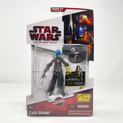 Vintage Hasbro Star Wars Mid MOC Cad Bane (CW22) - Hasbro The Clone Wars 2009 3.75" Action Figure