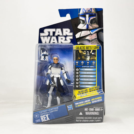 Vintage Hasbro Star Wars Mid MOC Captain Rex CW01 – Hasbro Star Wars The Clone Wars (2010)