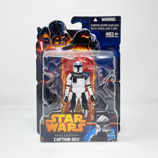 Vintage Hasbro Star Wars Mid MOC Captain Rex SL10 - Hasbro Saga Legends 3.75 (2013)