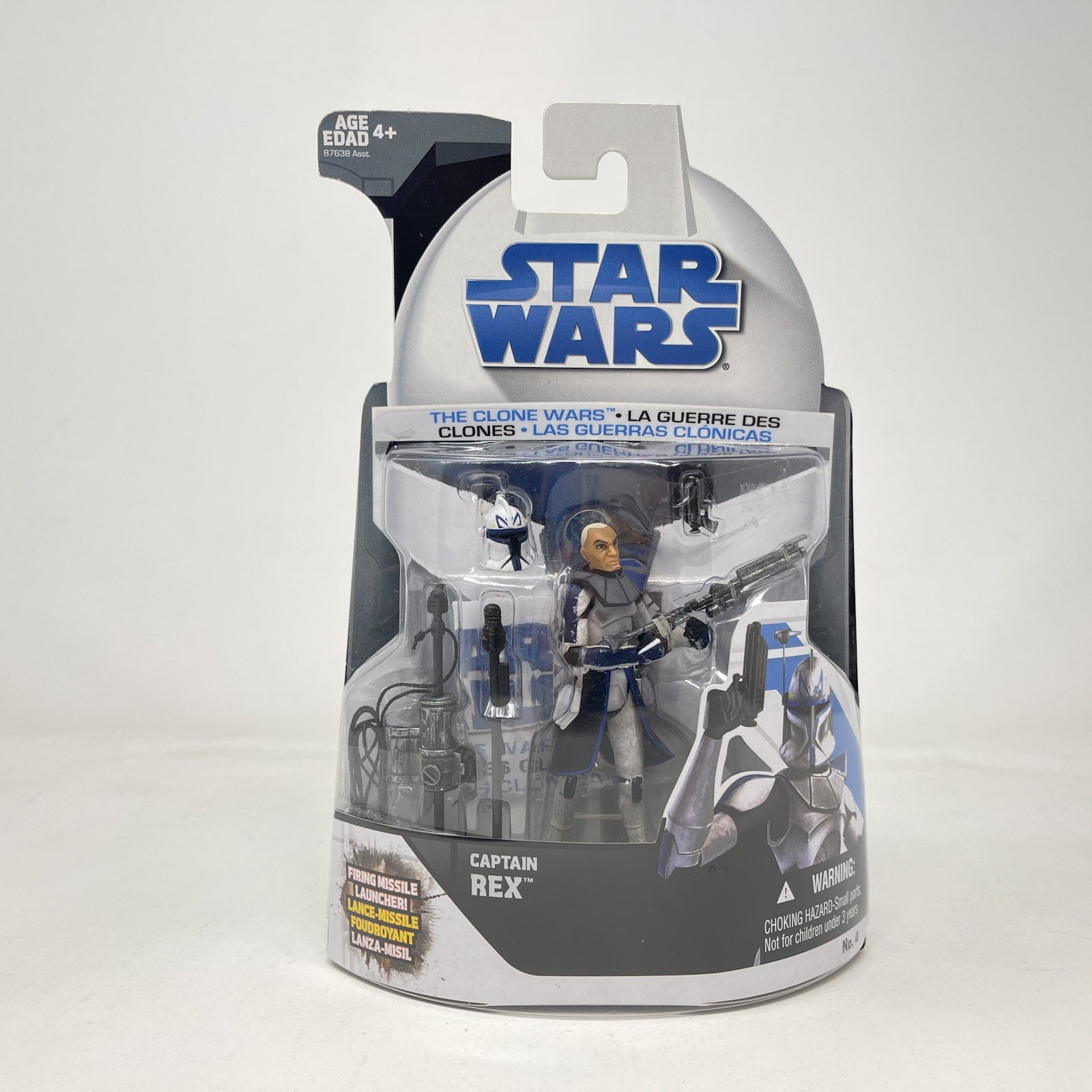 Vintage Hasbro Star Wars Mid MOC Captain Rex - The Clone Wars Star Wars Hasbro