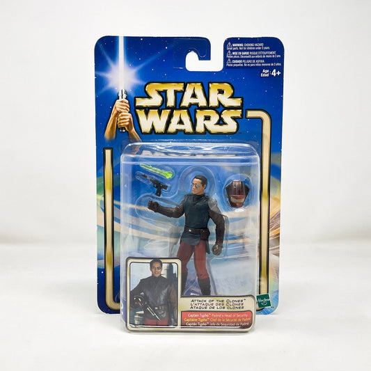 Vintage Hasbro Star Wars Mid MOC Captain Typho (2002) - Hasbro Star Wars 3.75" Saga #09 figure