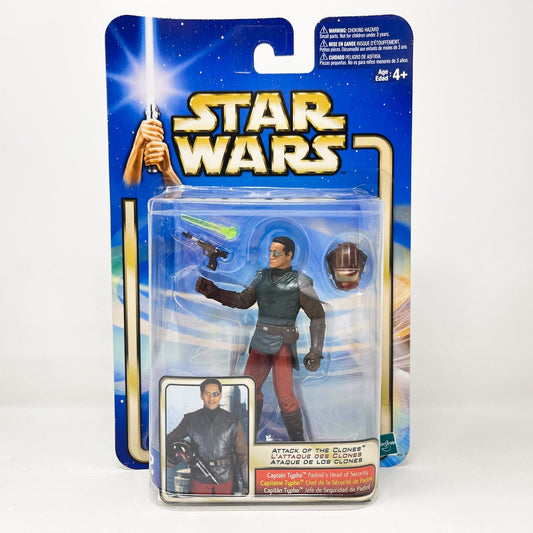 Vintage Hasbro Star Wars Mid MOC Captain Typho (Padme's Head of Security) #02-09 - Hasbro SAGA Series 3.75"