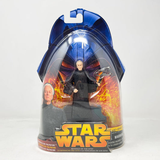 Vintage Hasbro Star Wars Mid MOC Chancellor Palpatine (Supreme Chancellor) #14 - Hasbro ROTS 2005