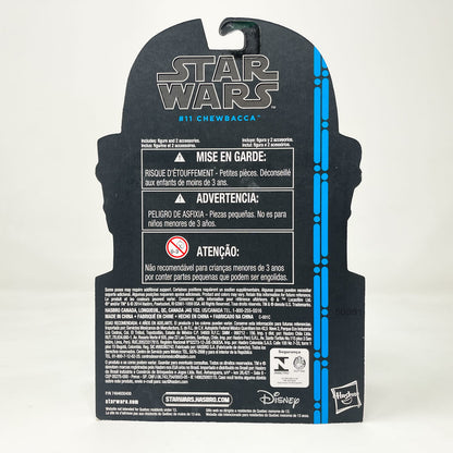 Vintage Hasbro Star Wars Mid MOC Chewbacca #11- Hasbro 3.75" Black Series Blue Line (2015)
