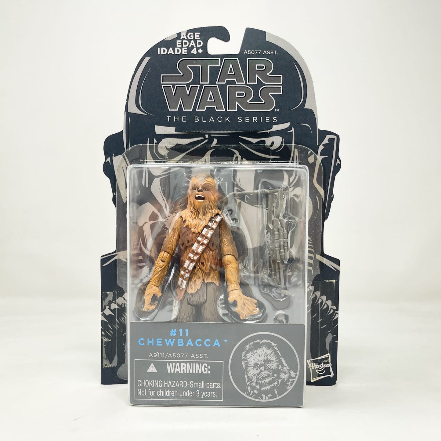 Vintage Hasbro Star Wars Mid MOC Chewbacca #11- Hasbro 3.75" Black Series Blue Line (2015)
