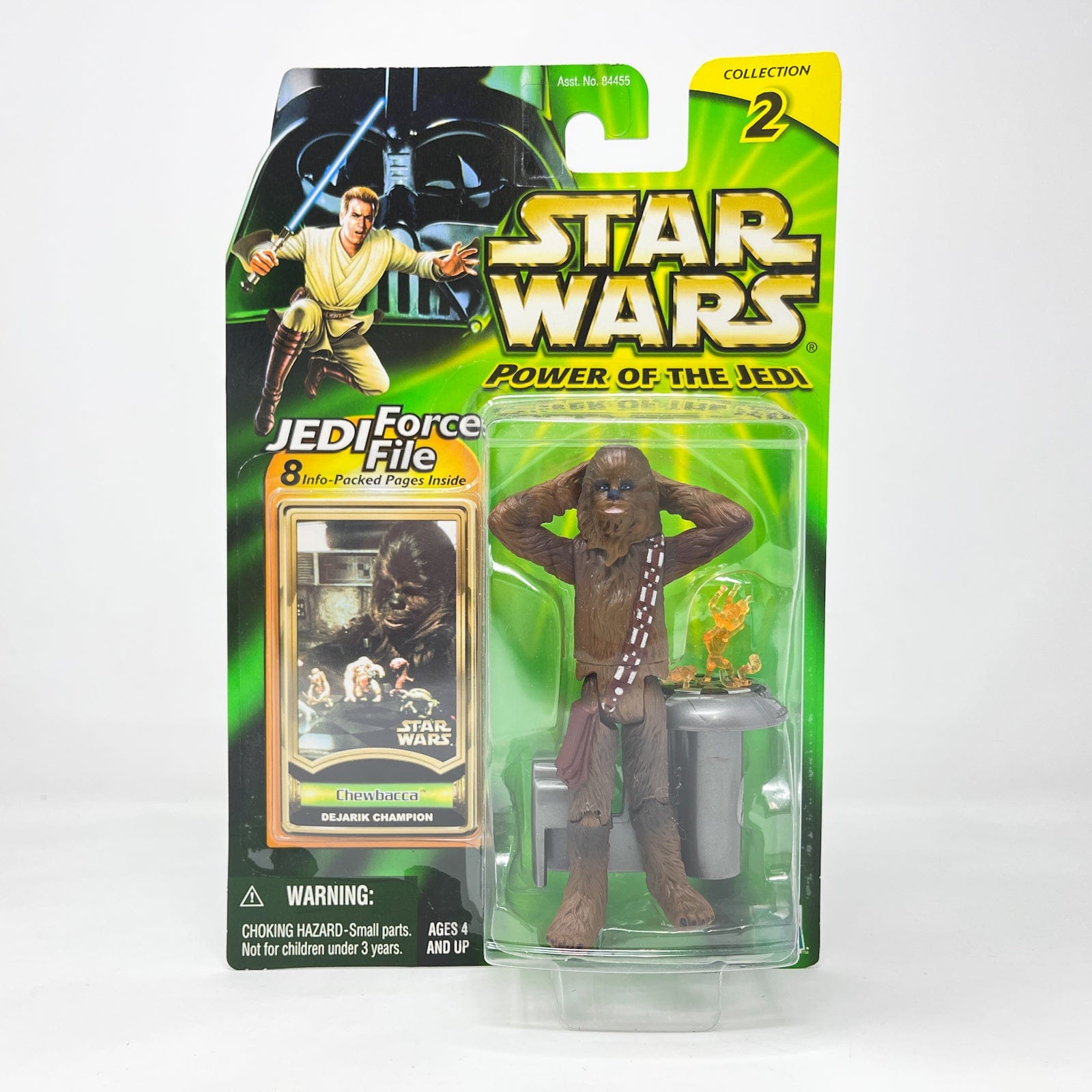 Vintage Hasbro Star Wars Mid MOC Chewbacca (Dejarik Champion) - Hasbro Power of the Jedi POTJ (2000)