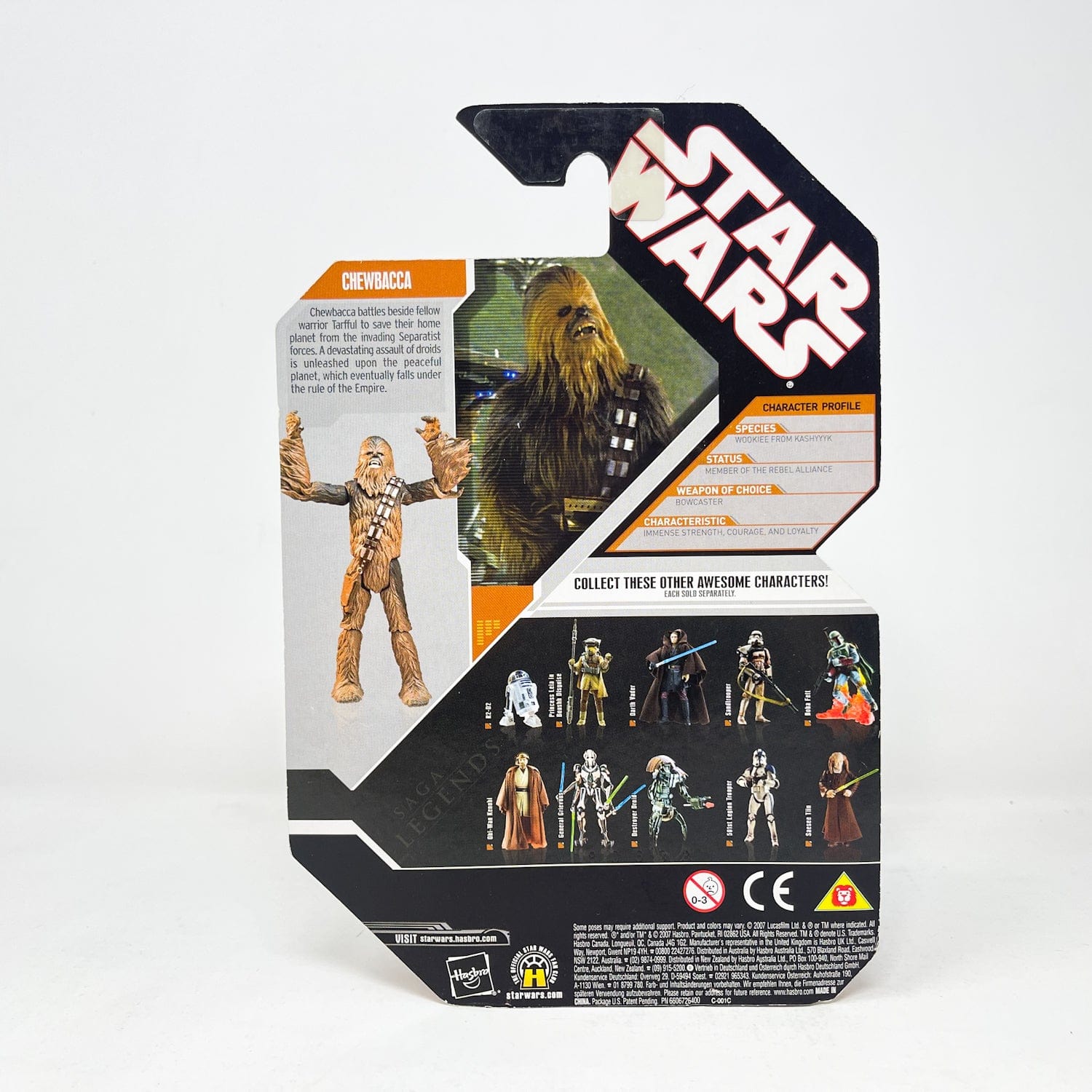 Vintage Hasbro Star Wars Mid MOC Chewbacca - Hasbro 30th Anniversary Collection