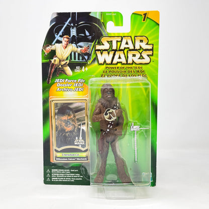 Vintage Hasbro Star Wars Mid MOC Chewbacca (Mechanic) - Hasbro Power of the Jedi POTJ (2001)