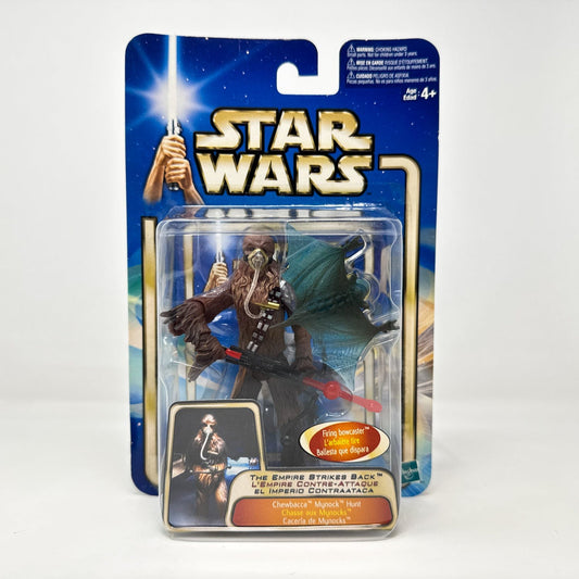 Vintage Hasbro Star Wars Mid MOC Chewbacca (Mynock Hunt) #03-14 - Hasbro SAGA Series 3.75"