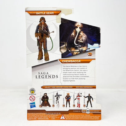 Vintage Hasbro Star Wars Mid MOC Chewbacca SL15 - Hasbro Legacy Collection 3.75"