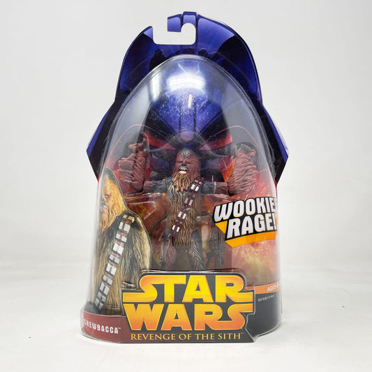 Vintage Hasbro Star Wars Mid MOC Chewbacca (Wookie Rage) #05 - Hasbro ROTS 2005