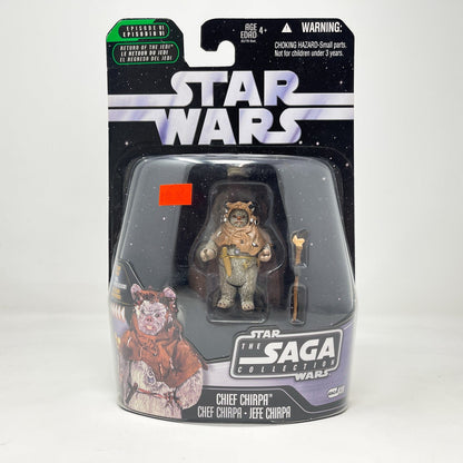Vintage Hasbro Star Wars Mid MOC Chief Chirpa #39 - Hasbro Saga Collection (2006)