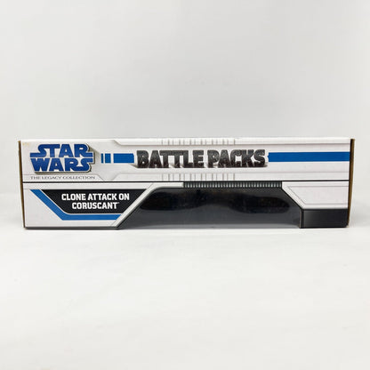 Vintage Hasbro Star Wars Mid MOC Clone Attack on Coruscant Battle Pack - Hasbro Legacy Collection (2008)