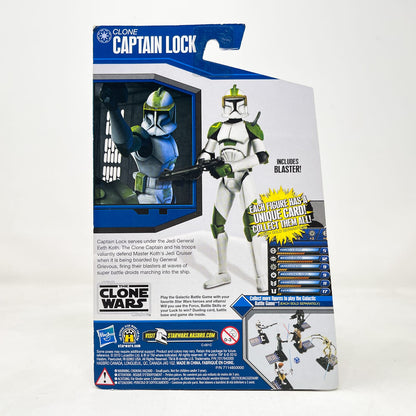 Vintage Hasbro Star Wars Mid MOC Clone Captain Lock (Kmart Exclusive) – Hasbro Star Wars The Clone Wars