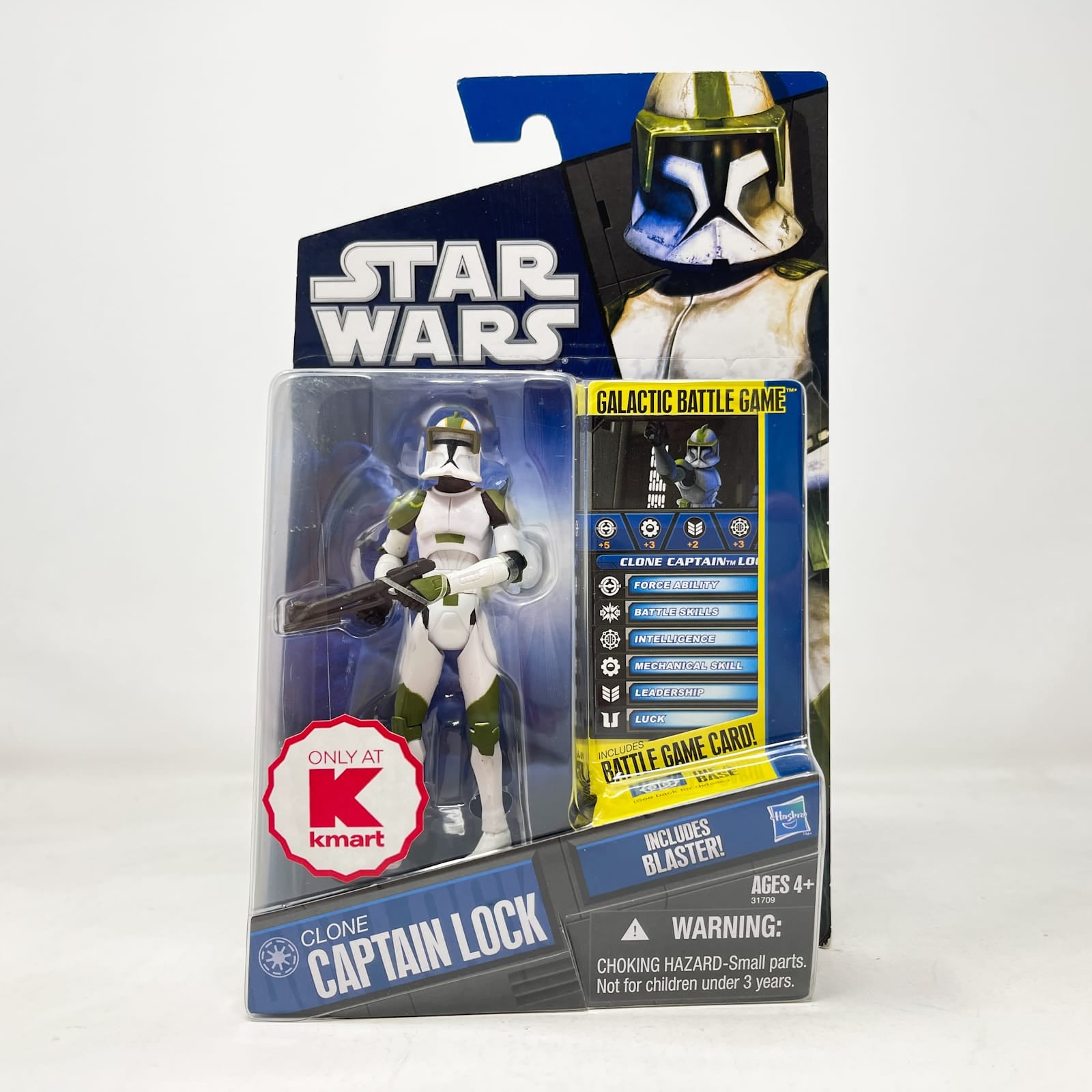 Vintage Hasbro Star Wars Mid MOC Clone Captain Lock (Kmart Exclusive) – Hasbro Star Wars The Clone Wars