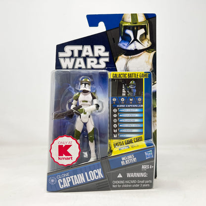 Vintage Hasbro Star Wars Mid MOC Clone Captain Lock (Kmart Exclusive) – Hasbro Star Wars The Clone Wars