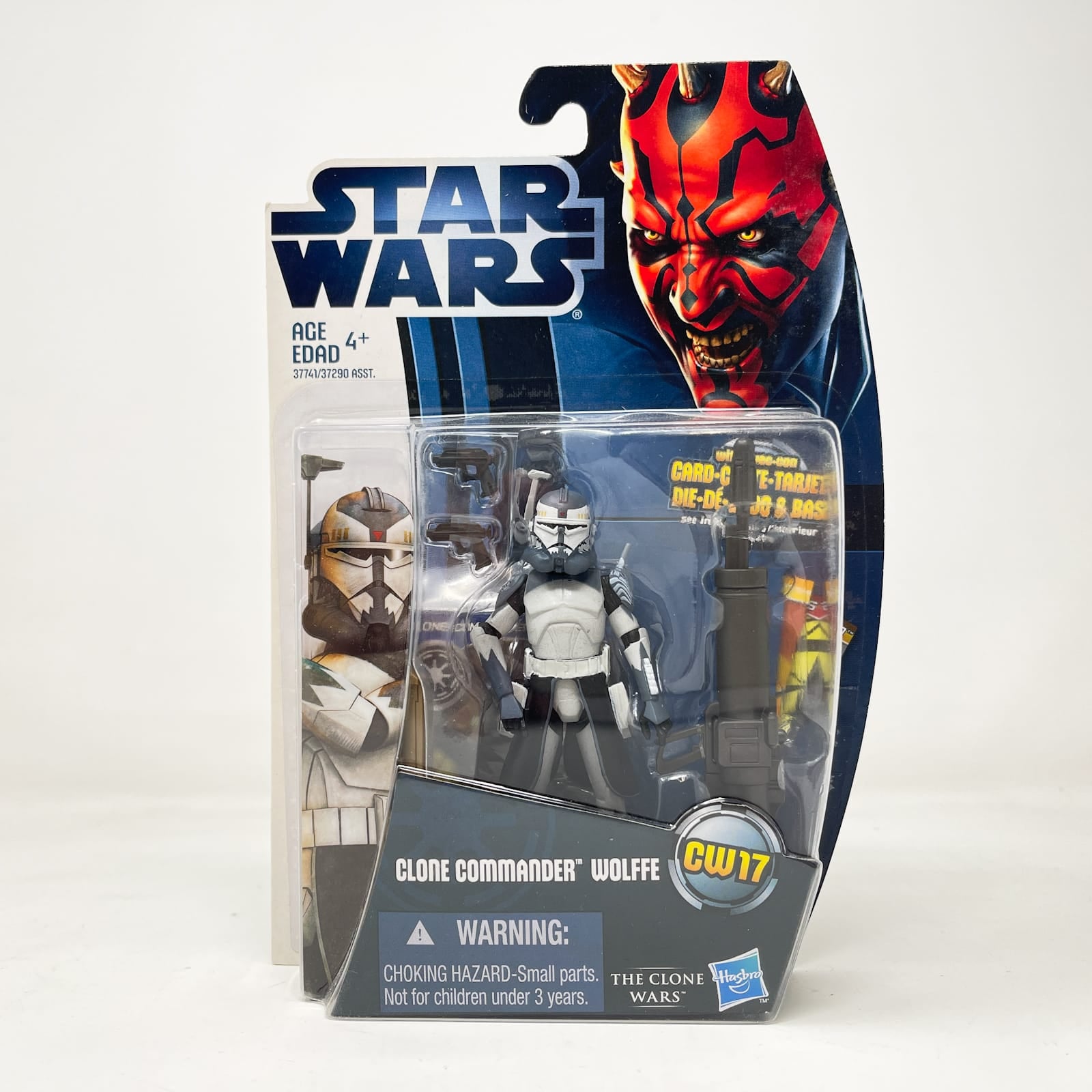 Vintage Hasbro Star Wars Mid MOC Clone Commander Wolffe CW17 – Hasbro Movie Heroes/Clone Wars (2012)
