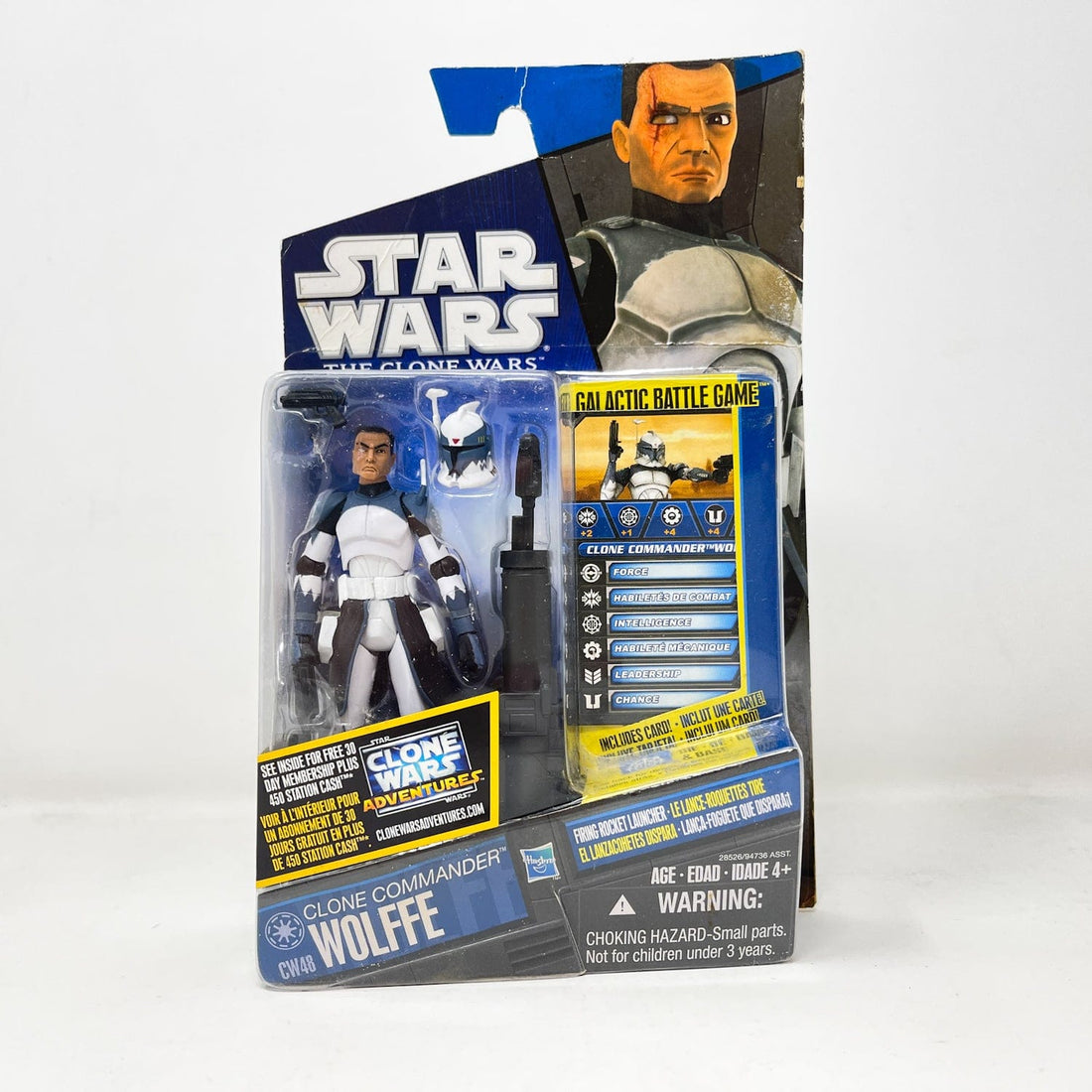 Clone Commander Wolffe CW48 - The Clone Wars 2010 3.75" Star Wars Acti