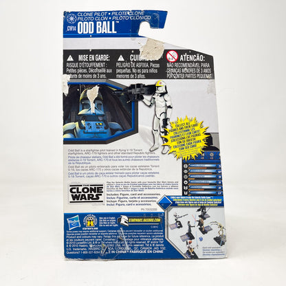 Vintage Hasbro Star Wars Mid MOC Clone Pilot Odd Ball CW14 - Hasbro The Clone Wars (2010)
