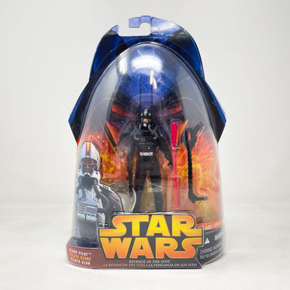 Vintage Hasbro Star Wars Mid MOC Clone Pilot (Shadow Pilot) #34 - Hasbro ROTS 2005
