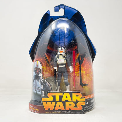 Vintage Hasbro Star Wars Mid MOC Clone Pilot (Standard Version) #34 - Hasbro ROTS 2005