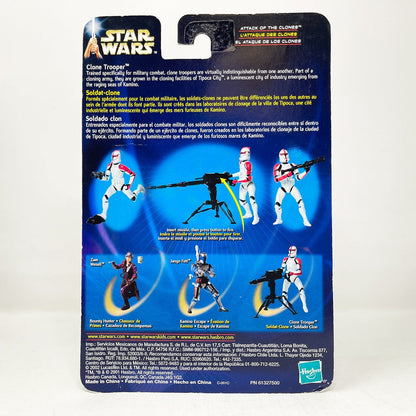 Vintage Hasbro Star Wars Mid MOC Clone Trooper #02-17 - Hasbro SAGA Series 3.75"