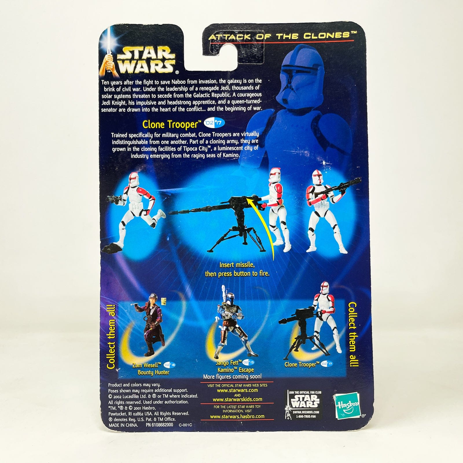 Clone Trooper - 2002 AOTC - Hasbro Star Wars Action Figure – 4th