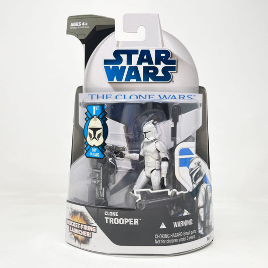 Vintage Hasbro Star Wars Mid MOC Clone Trooper #5 – Hasbro The Clone Wars (2008)