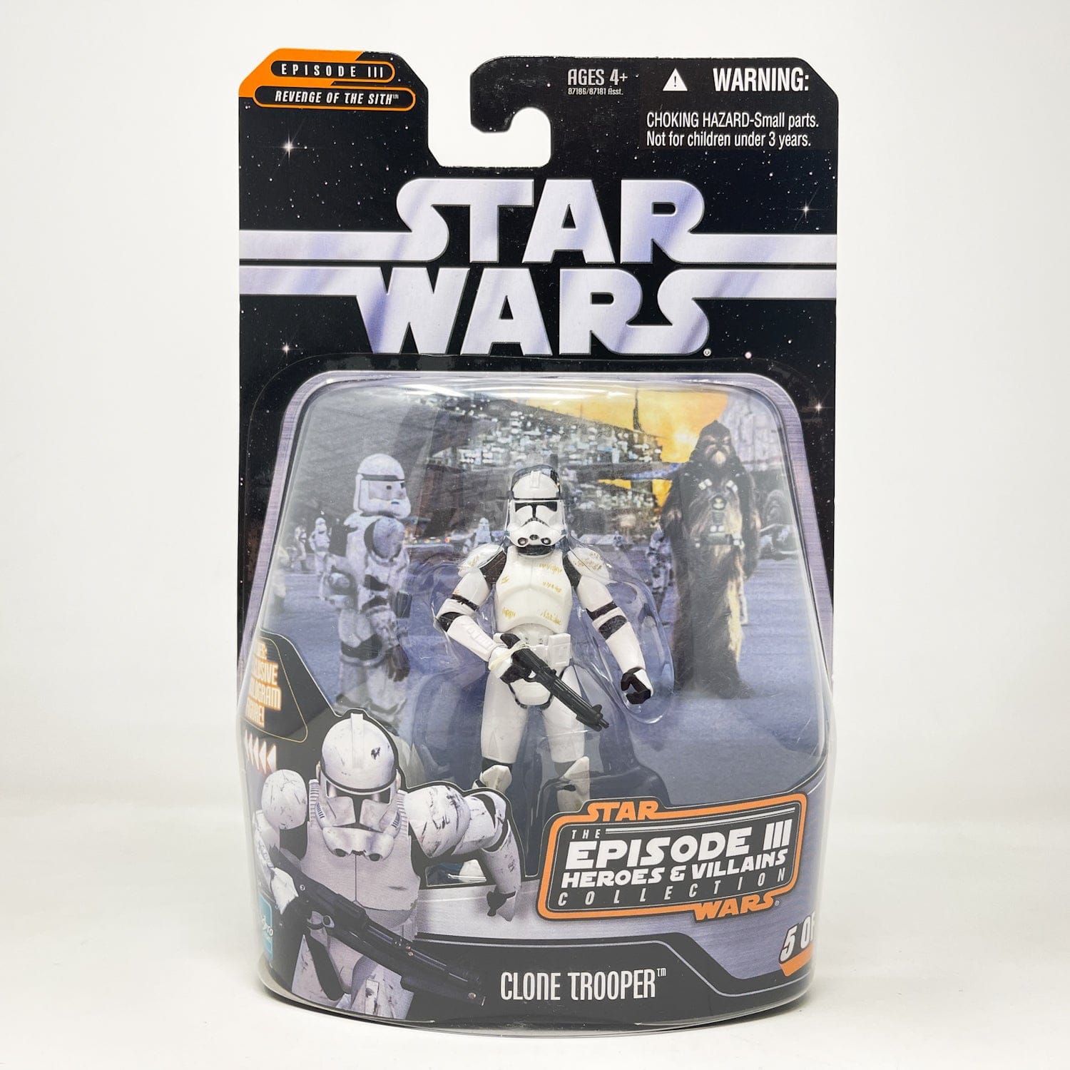 Vintage Hasbro Star Wars Mid MOC Clone Trooper #5 of 12 - Hasbro Saga Collection (2007)