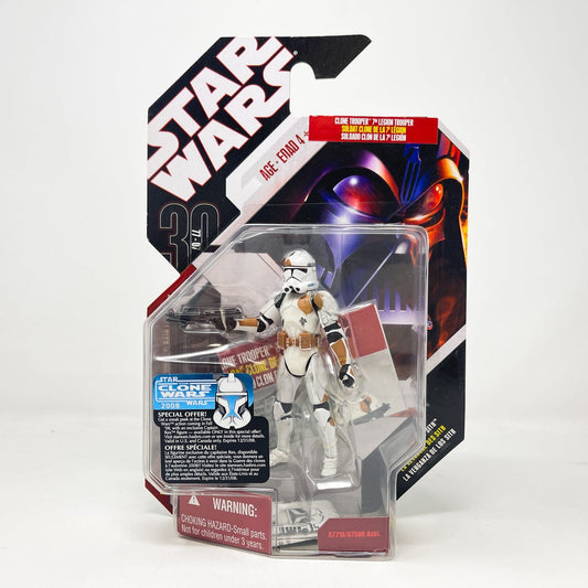 Vintage Hasbro Star Wars Mid MOC Clone Trooper 7th Legion #49 - Hasbro 30th Anniversary Collection 3.75"