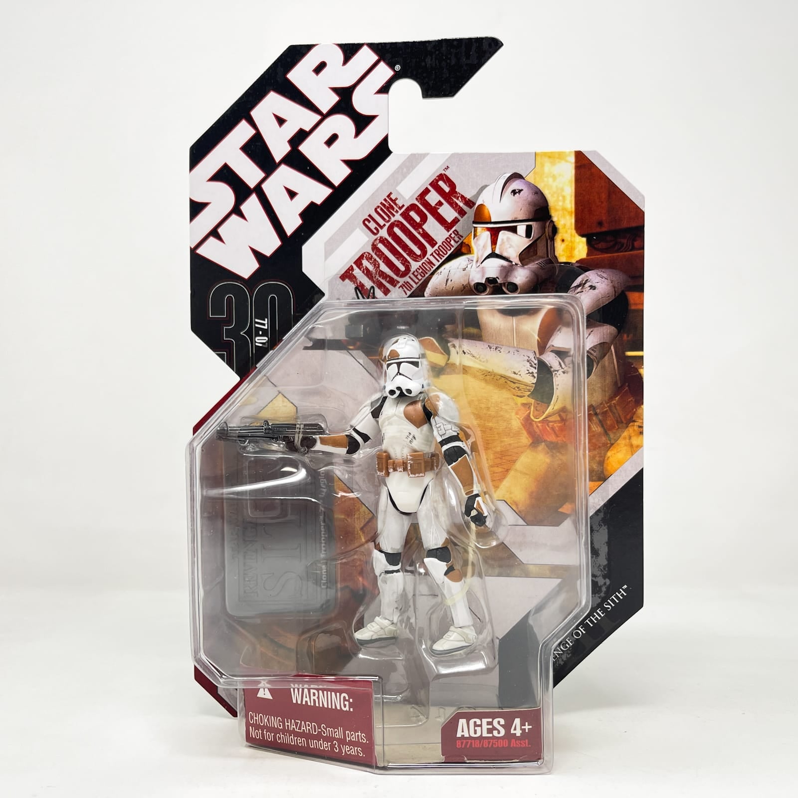 Vintage Hasbro Star Wars Mid MOC Clone Trooper 7th Legion #49 - Hasbro 30th Anniversary Collection 3.75"