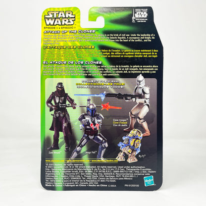 Vintage Hasbro Star Wars Mid MOC Clone Trooper (AOTC Sneak Preview) - Hasbro Power of the Jedi POTJ (2002)