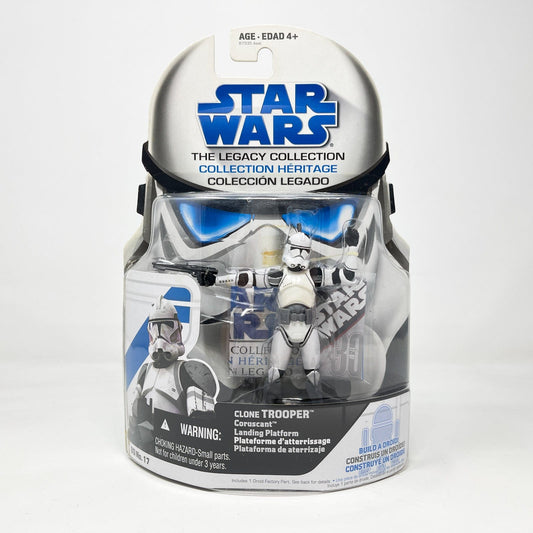 Vintage Hasbro Star Wars Mid MOC Clone Trooper (Coruscant Landing Platform) BD 17 - Hasbro Legacy Collection (2008)