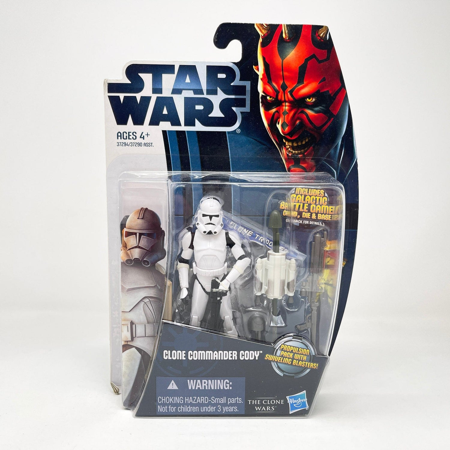 Vintage Hasbro Star Wars Mid MOC Clone Trooper CW2 ERROR Insert - Hasbro Clone Wars 2012 Star Wars Action Figure