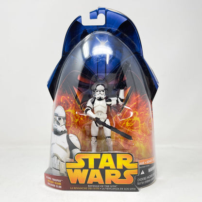 Vintage Hasbro Star Wars Mid MOC Clone Trooper (Quick Draw Attack) #06 - Hasbro ROTS 2005