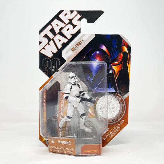 Vintage Hasbro Star Wars Mid MOC Clone Trooper (Revenge of the Sith) - Hasbro 30th Anniversary Collection (2007)